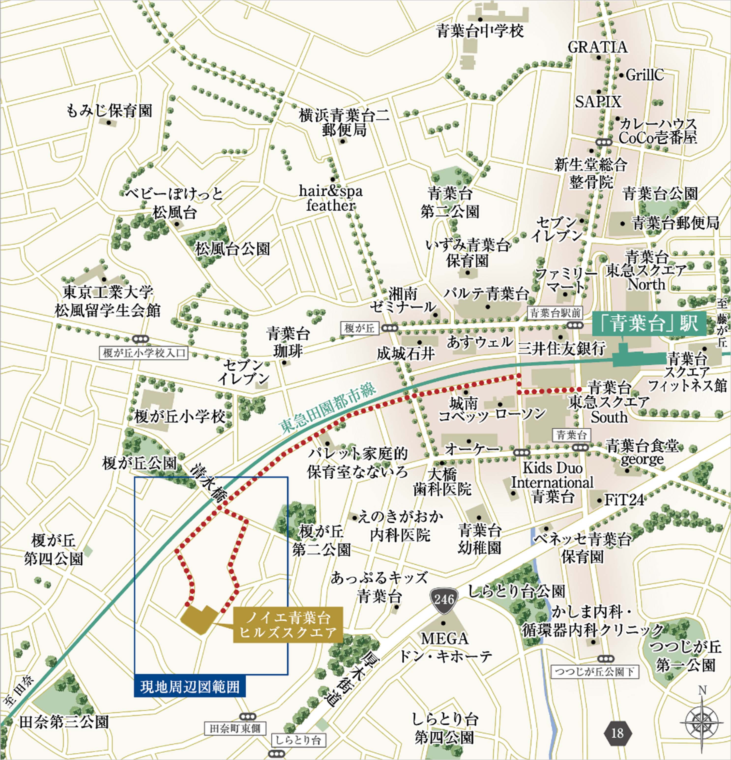 現地案内図