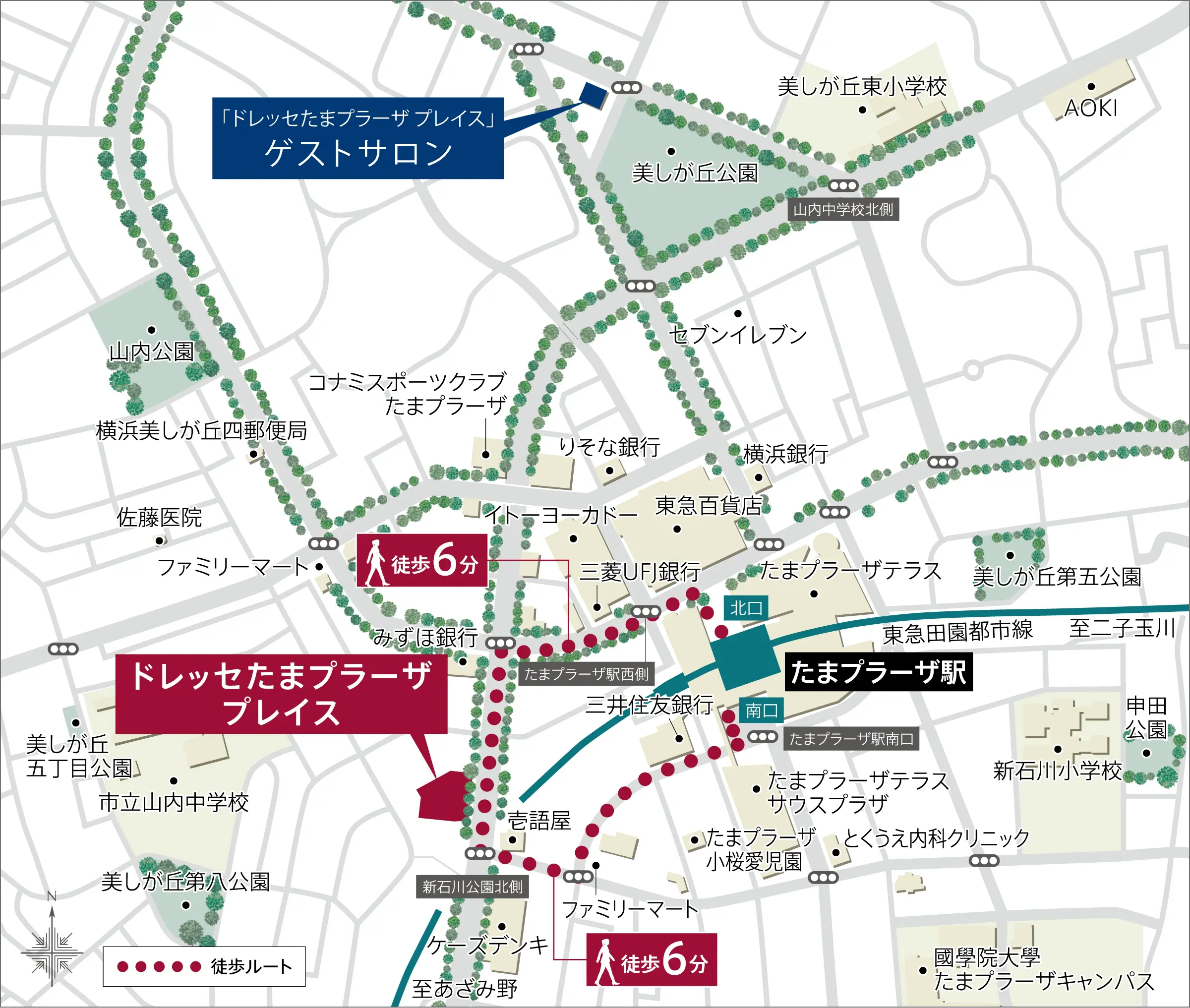 現地案内図