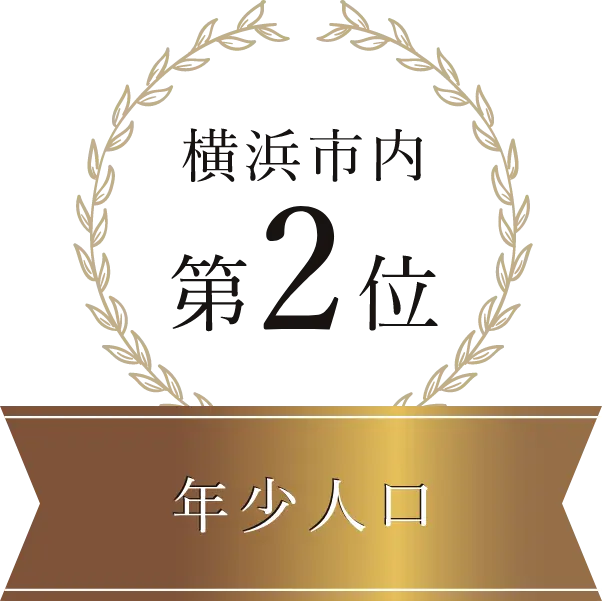 横浜市内第2位年少人口