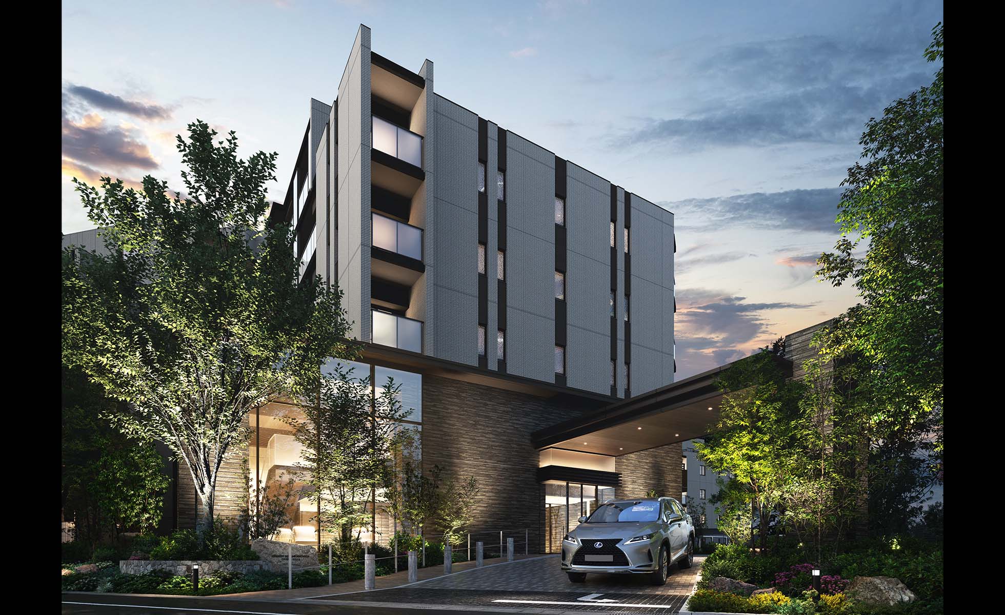 エントランスアプローチ完成予想CG