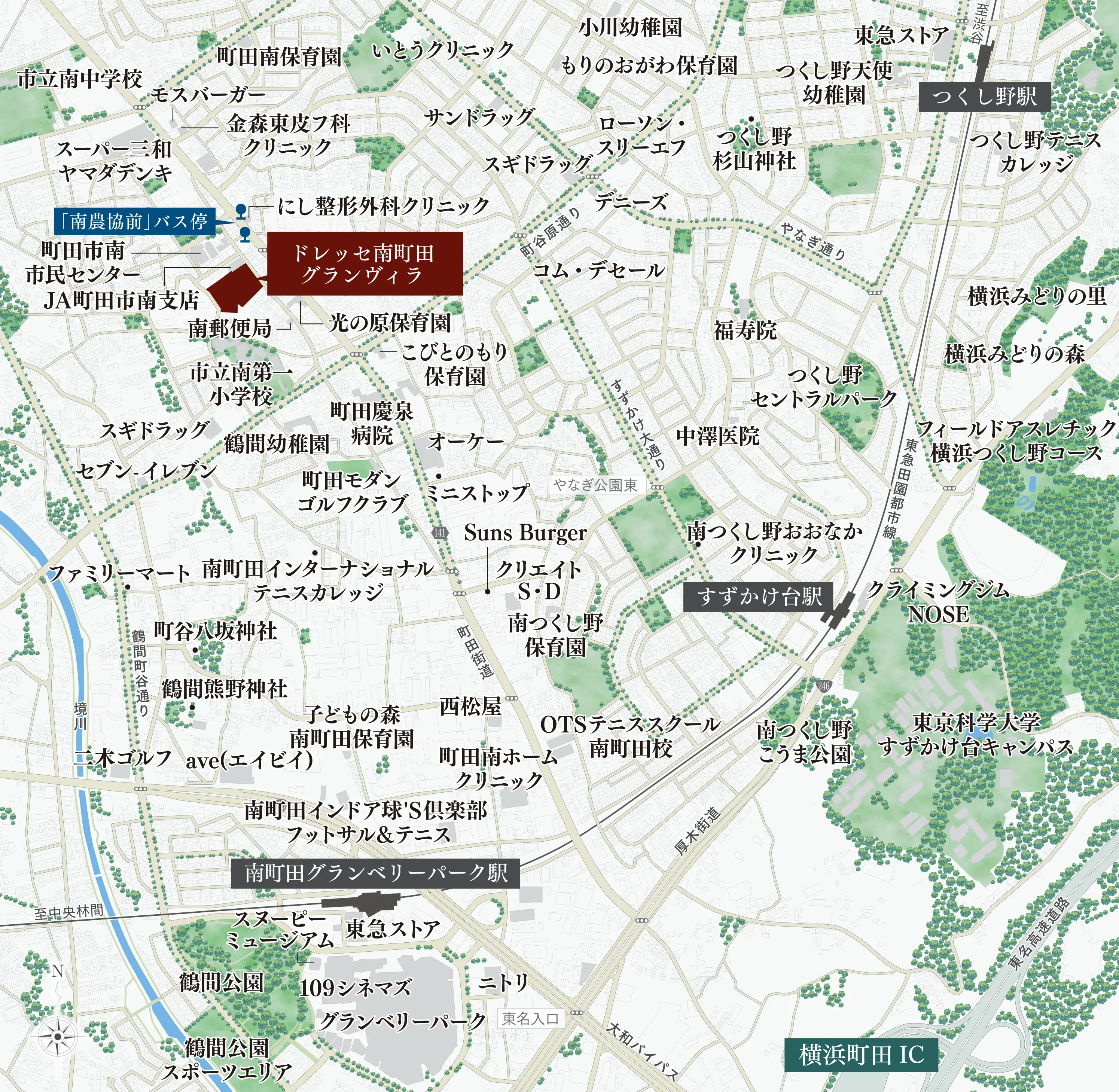 現地案内図