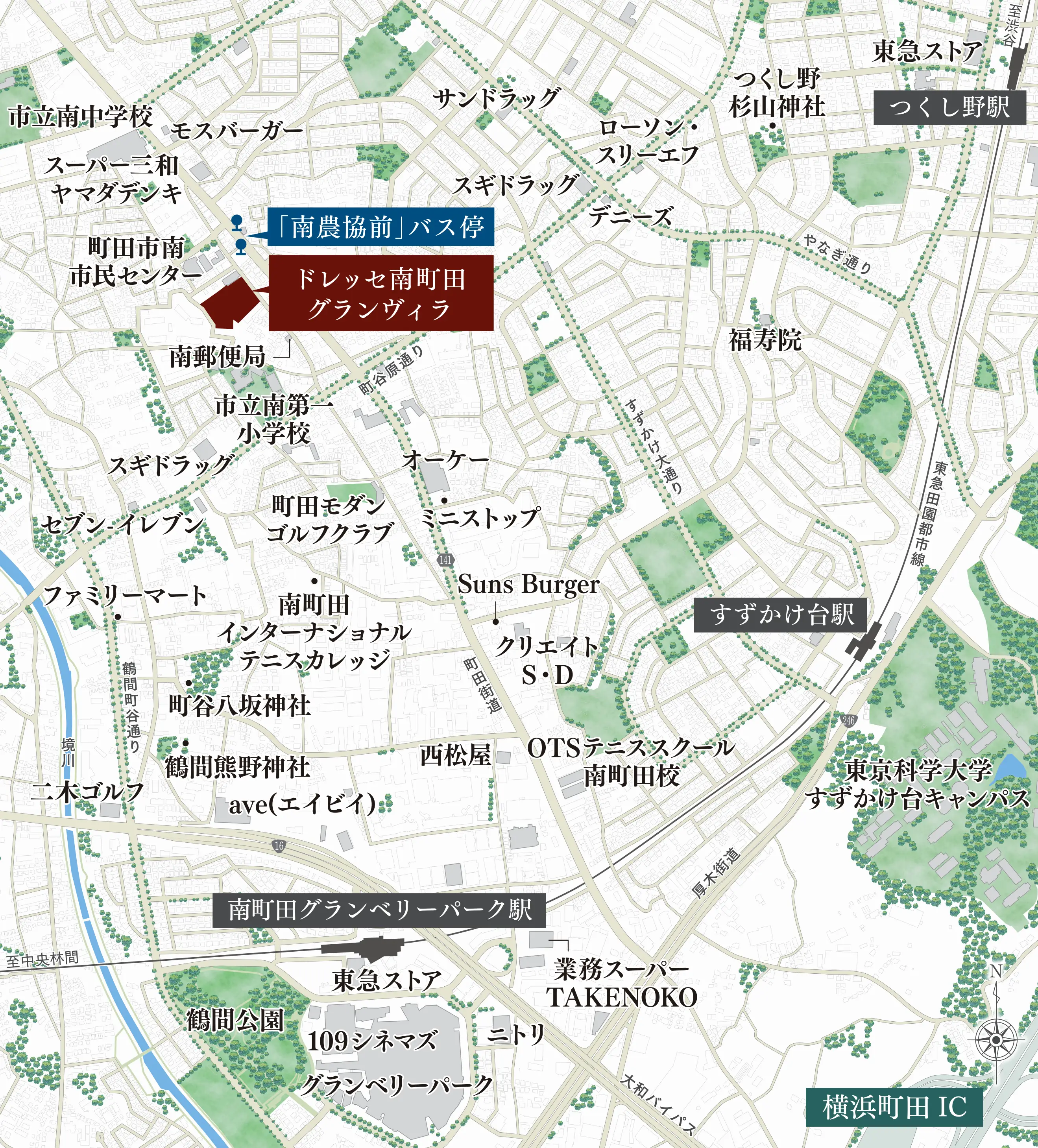 現地案内図