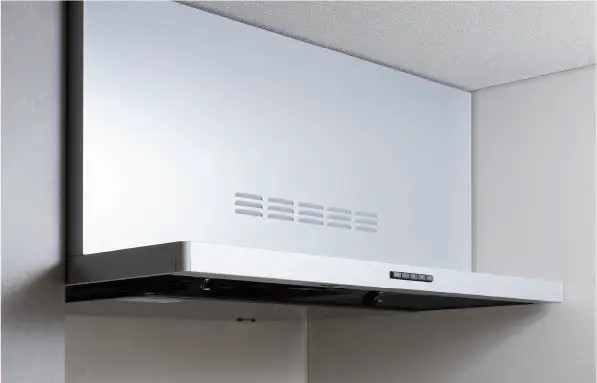 ホーロー整流板付レンジフード