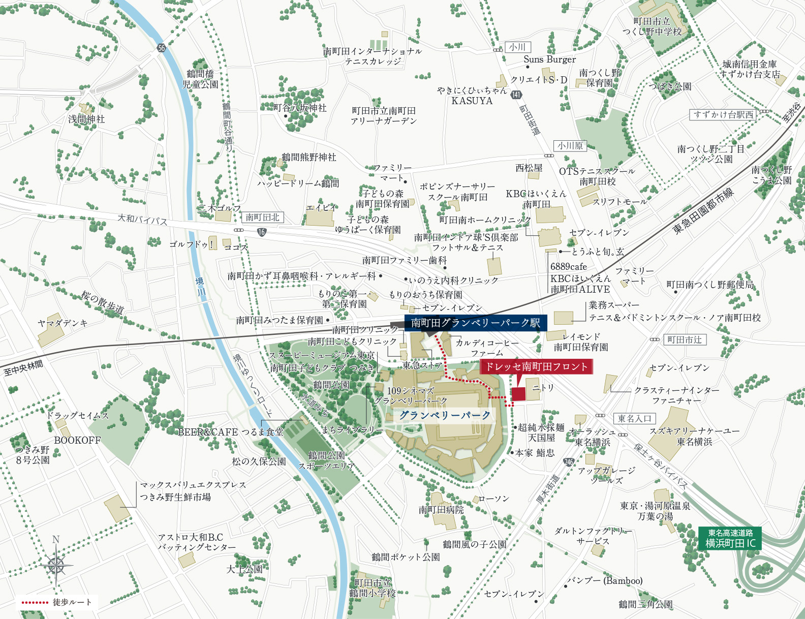 現地案内図