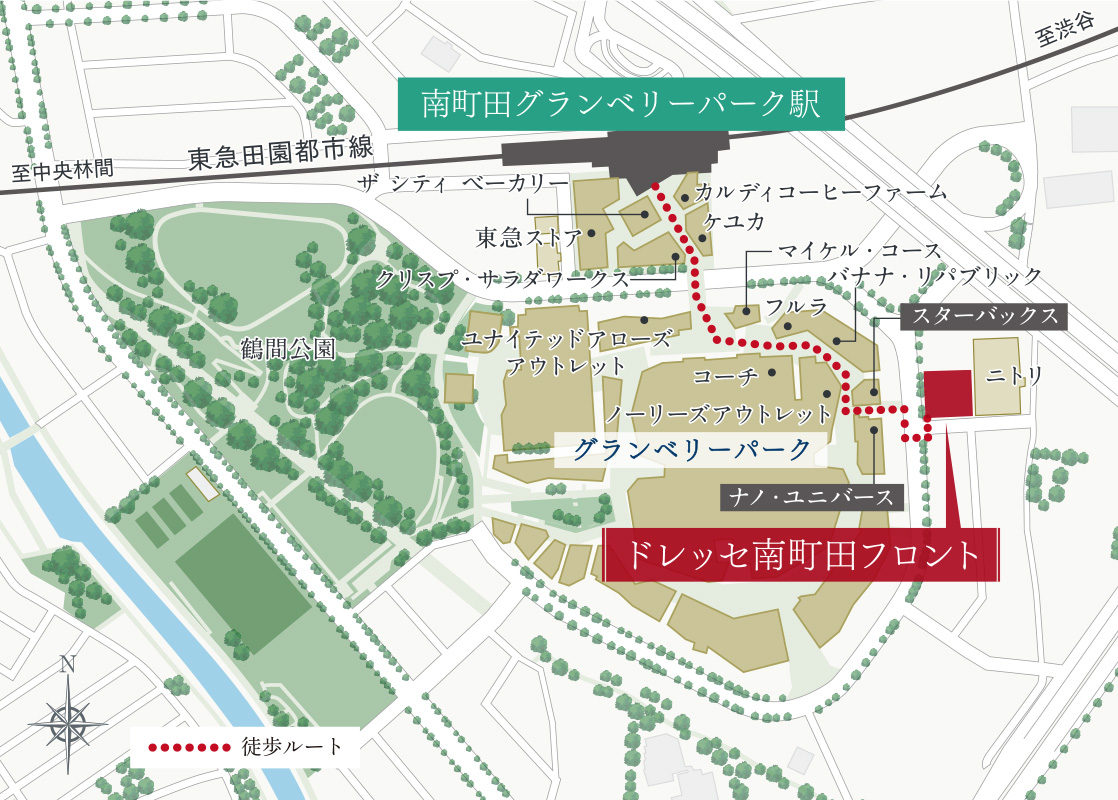 現地案内図