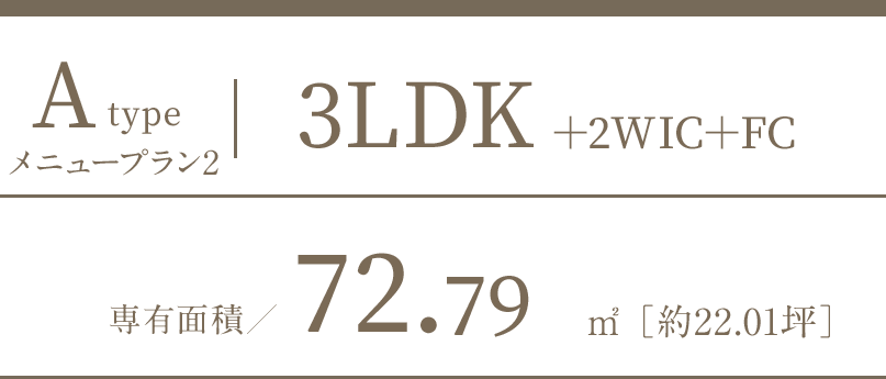 Aタイプ メニュープラン2