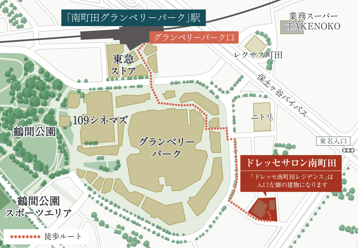 ドレッセサロン南町田MAP