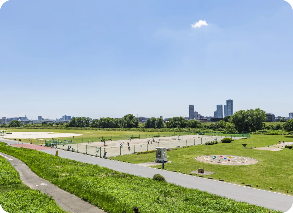 多摩川（徒歩19分／約1,460m）