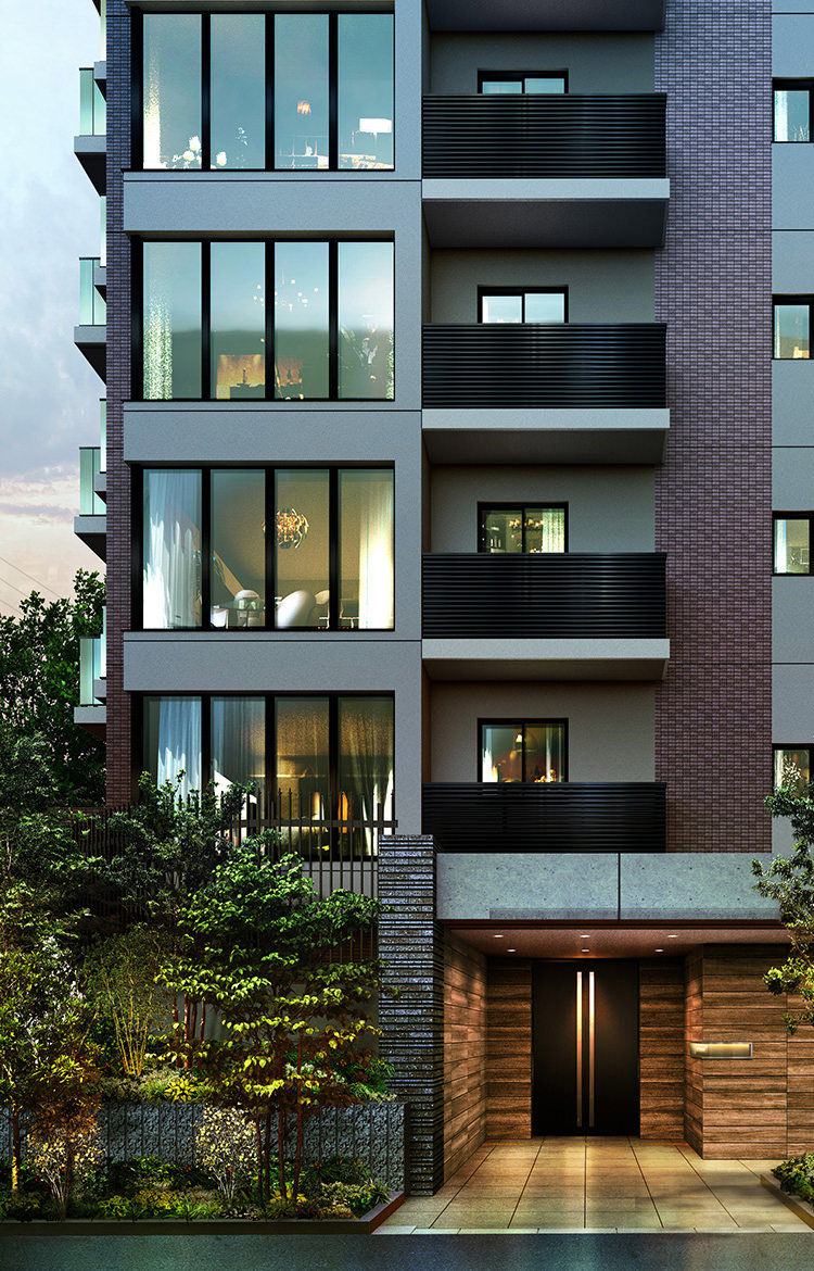 外観エントランス完成予想CG